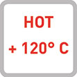 Hitzebeständig bis +140°C