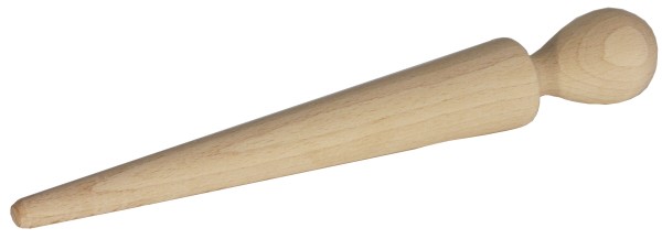 Stößel für Spitzsiebe, Holz, 29 cm Länge, Ø4 cm