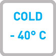 Kältebeständik bis -40°C