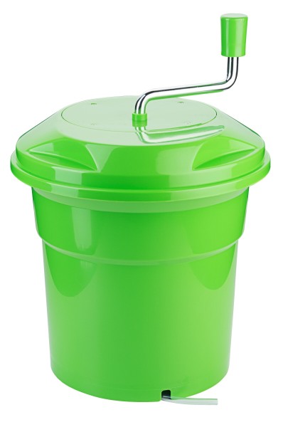 Salatschleuder, Kunststoff, robust, 10/20 Liter wählbar, grün