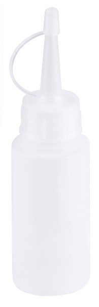 Enghalsflasche, Quetschflasche, 70-120 ml wählbar, mit Kappe